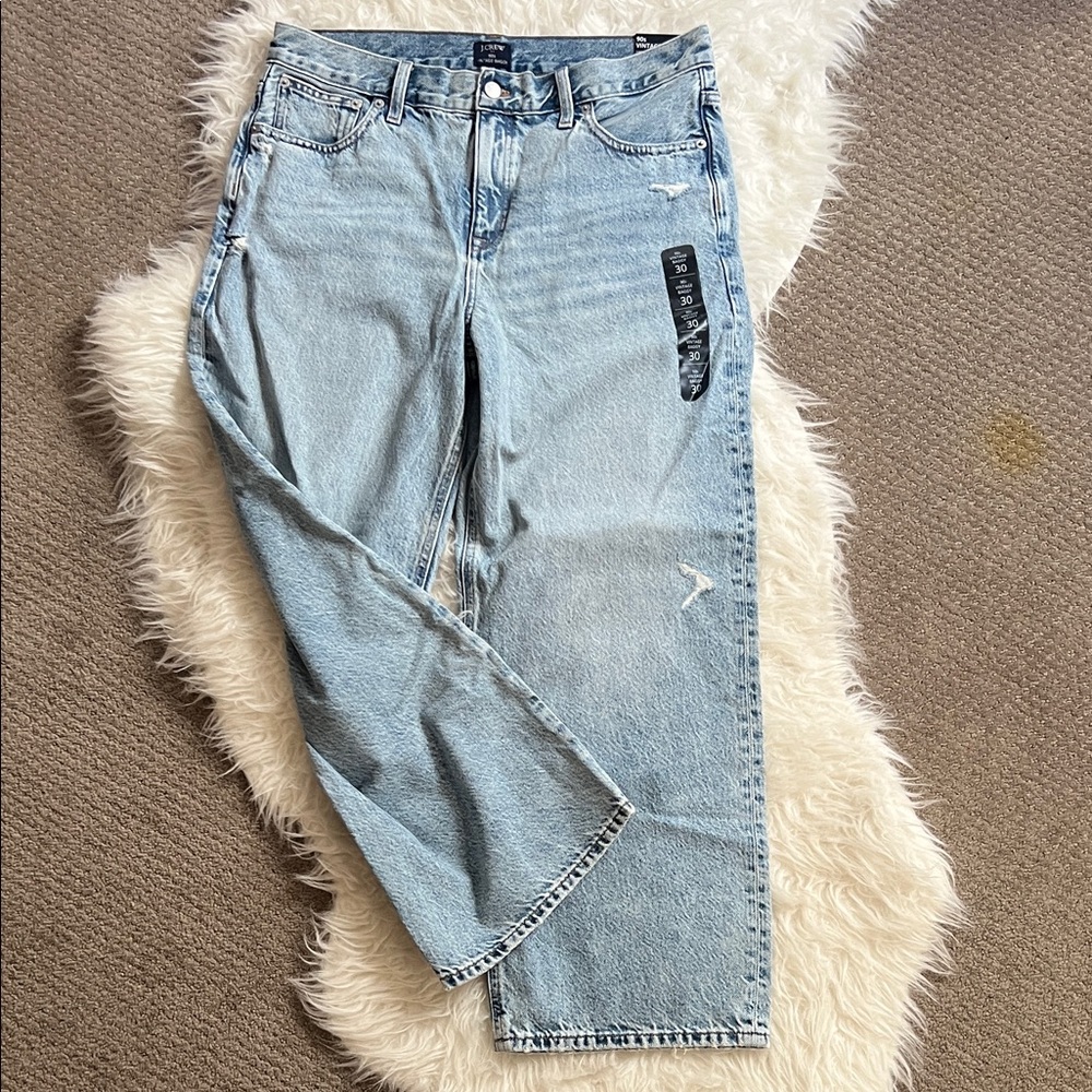 J.Crew Factory Vintage Baggy Denim NWT